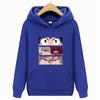 Langermet for menn og kvinner Uformell mote gensere Japansk tegneserie løs hettegenser Komfortabel kreativitet Streetwear