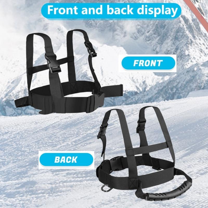 Kids Ski Harness Ski Shoulder Training Harness Ski Training Leashes for Skating, Skateboarding, Snowboard to Beginner