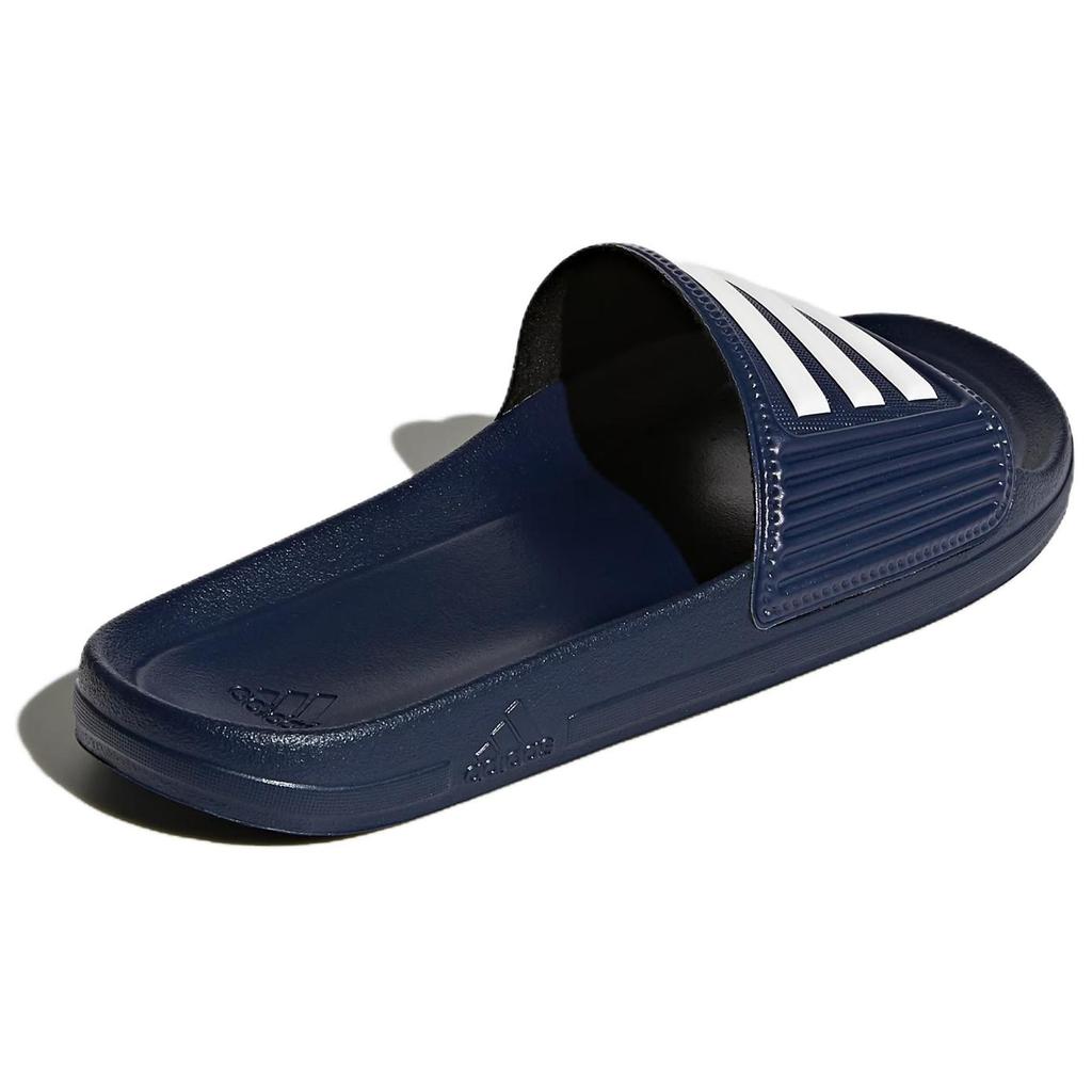 adidas Phaoxo Comfortable Versatile Non-Slip Wear-Resistant Slide Sandals Men Footwear Navy-Blue AQ4762