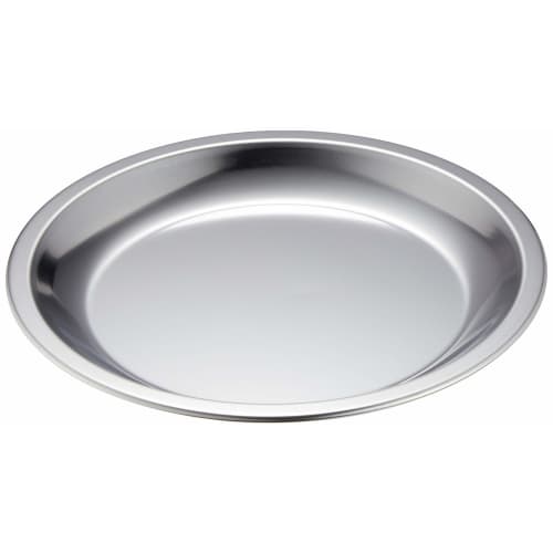 Nagao AG 18-0 Stainless Steel Pie Plate No. 3 92903 Silver
