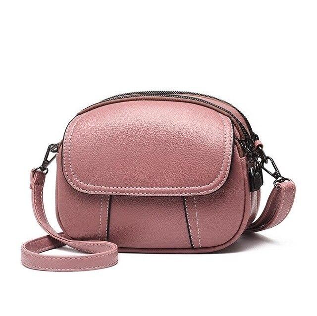 Fashion PU Leather Women Shoulder Bag Female Purse and Handbags Girls Crossbody Bag Vintage Small Flap Mini Messenger Bag