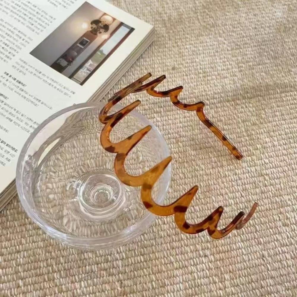 Elastic Hair Hoops Non Slip Hair Comb Fashion Wavy Hairband  for Women Girls