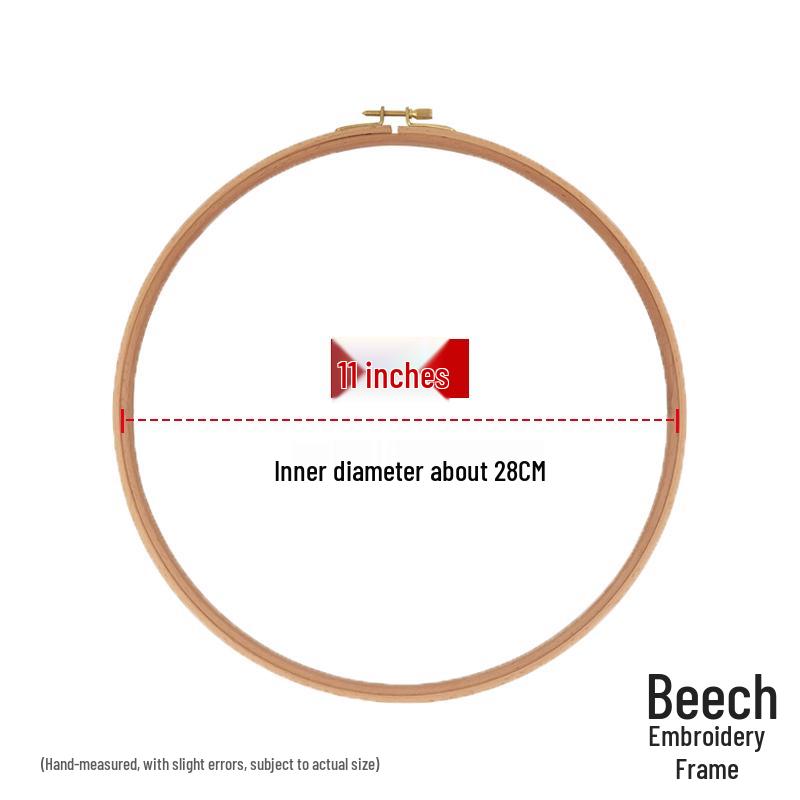 Cross Stitch Embroidery Hoop Kit: Beginner's Frame and Tools