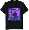 Grim Reaper Skeleton Graveyard Thunderstorm T-Shirt