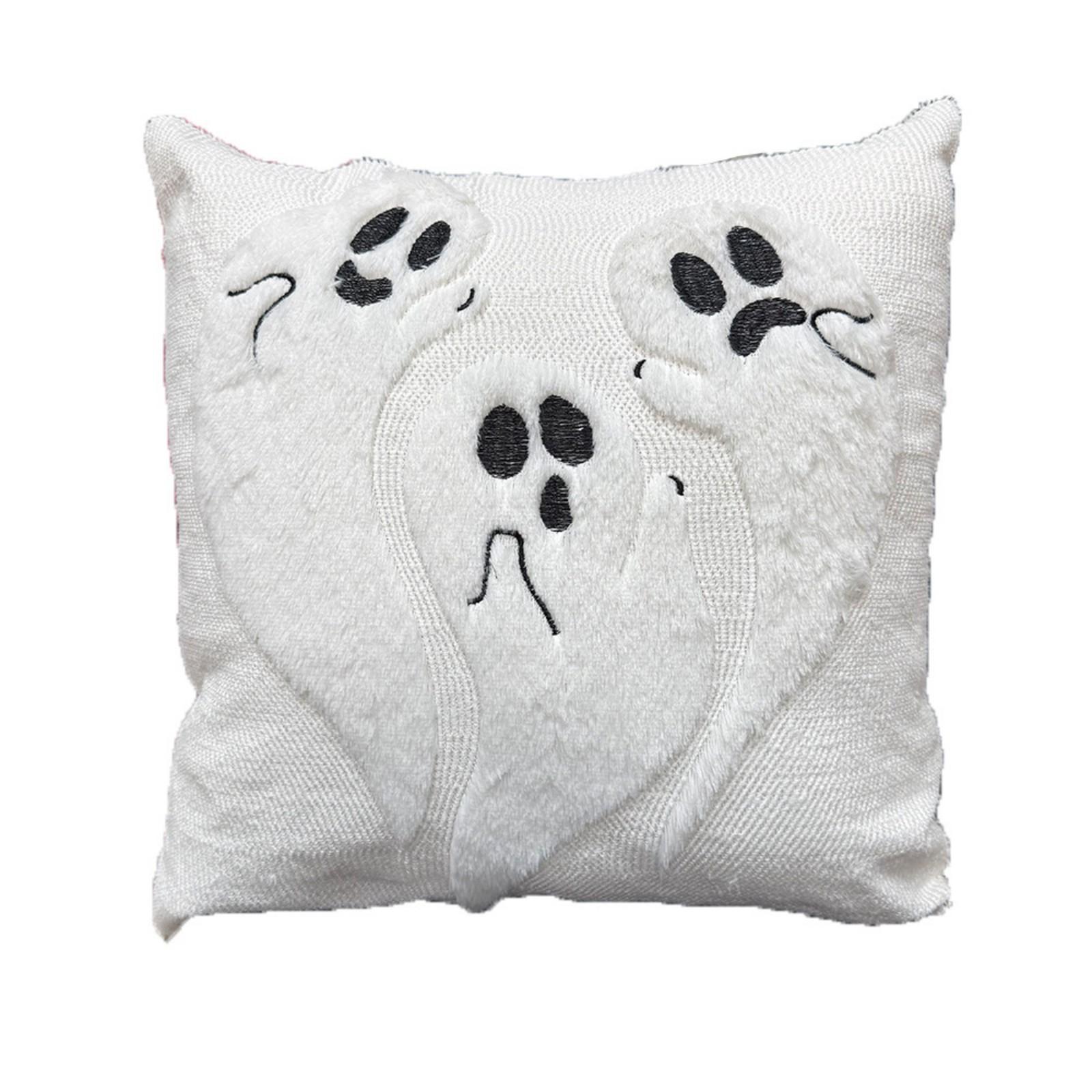 

17 71 Inch Plush Pillow Cover PV Velvet Fabric Decorative Cushion Cover with 3D Embroidered Design Hidden Zipper for Sofa Bedroom Home one size