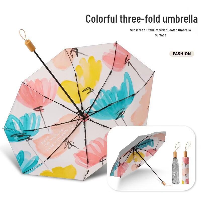 Paradise 3-Fold All-Weather Umbrella