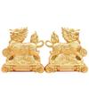 Fucai Qilin Metal Ornament: Fortune-Attracting Home Decor Gift Craft