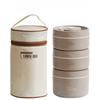 Contenitore per alimenti isolato portatile per microonde Lunch Box in acciaio inox Bento Box Set di borse termiche per il pranzo a tenuta stagna