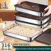 Stainless Steel Sealed Storage Box with Lid for Dumplings