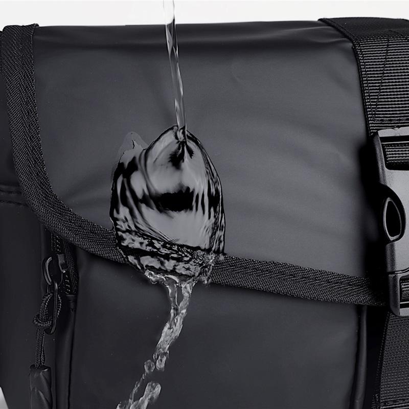 Men'S Crossbody Bag Nylon Lightweight Chest Shoulder Bag With Zipper Pocket Waterproof Outdoor Travel Sport Messenger Bag