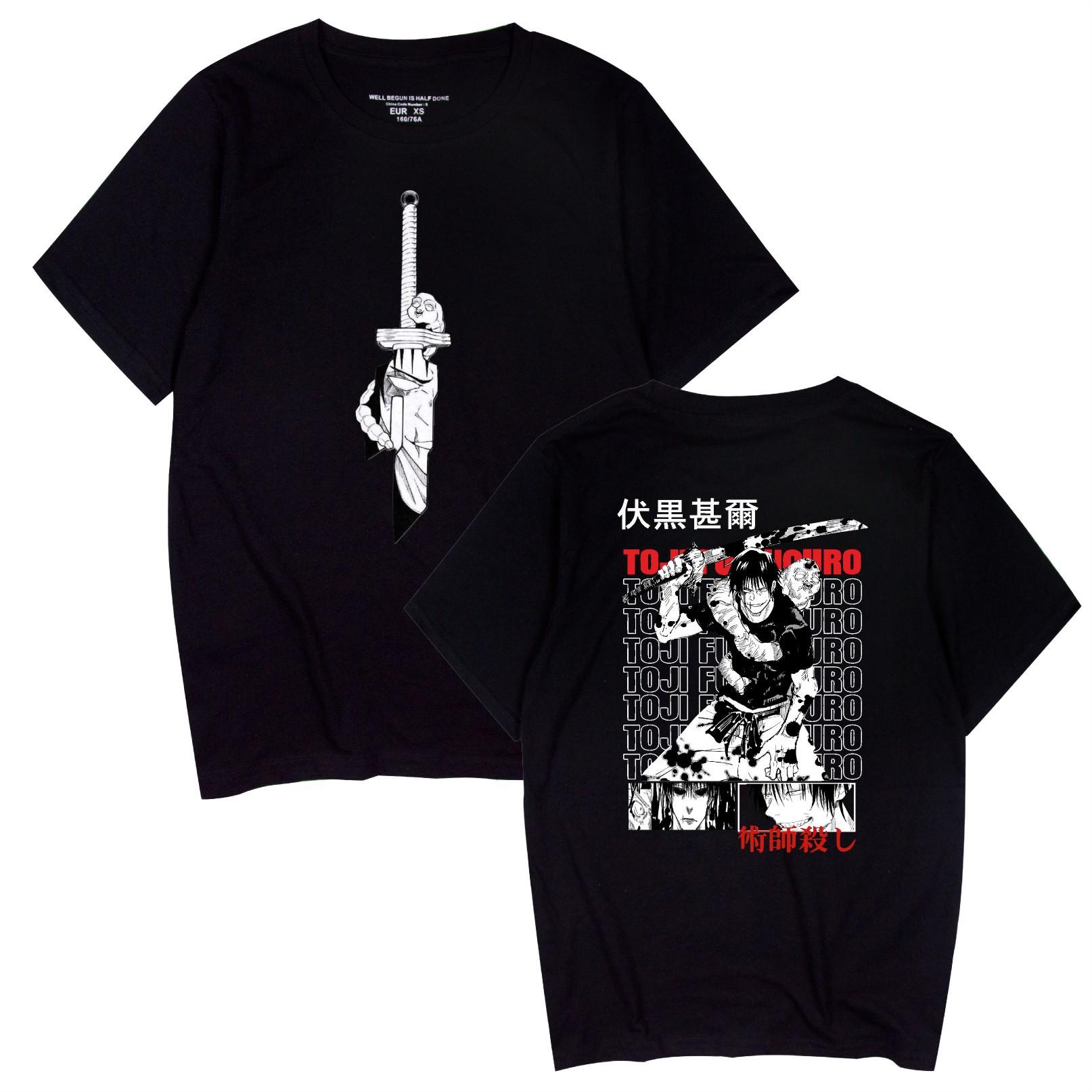 

Funny Jujutsu Kaisen T Shirt Cool Men s Tshirt O Neck Casual Unisex Streetwear Anime Fashion Tee XS чёрный