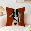 M-Megan D-Denise Fox Pillowcase Toon Gift Cushion Cover Bedroom Home Sofa Chair Seat Decor Pillow Case