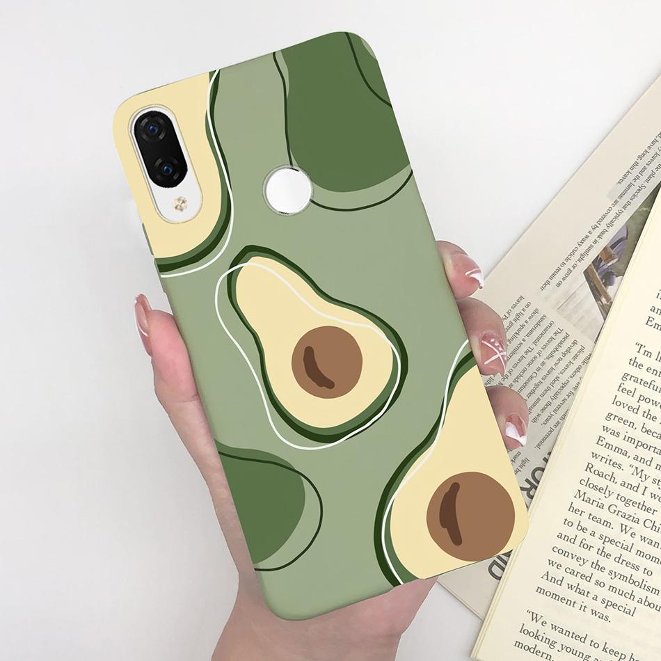 For Huawei Nova 3i Nova4 Case Shockproof Matte Cute Cartoon Soft Silicone Phone Back Cover For Huawei P Smart Plus Nova 3i Coque