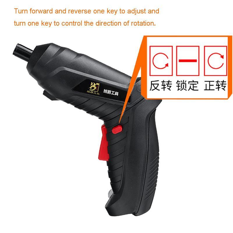 New 47pcs 3.6V Electric Screwdriver Rechargeable Cordless Power Drill Screw Driver Kit USB Chargeable Wireless Repair Tools