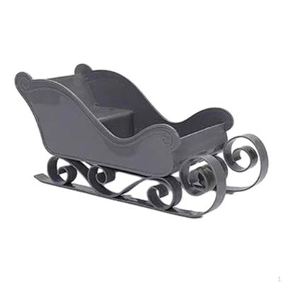 Eleganter Miniatur-Schlitten Weihnachtsdeko für die Heimpräsentation