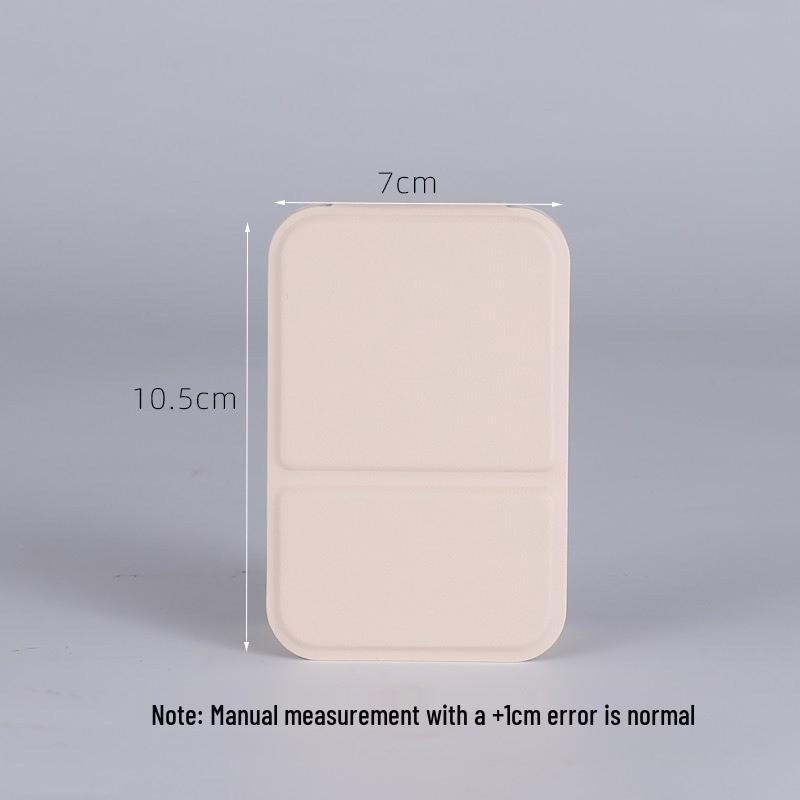 Compact Folding Travel Makeup Mirror - Portable, Handheld & Perfect for Student Dorms or Pocket Use.