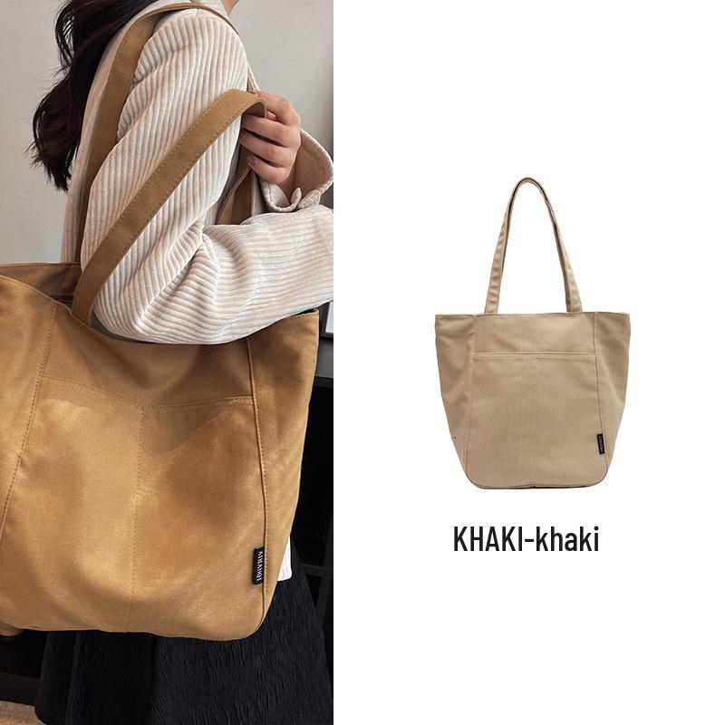 

Women s Large Capacity Canvas Tote - 2025 Style, Lightweight Single Shoulder Bag for College & Commuting