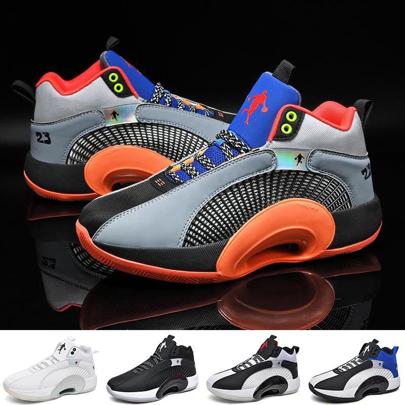 Cheap Men Basketball Shoes Teenagers Outdoor Hightop Wearable
