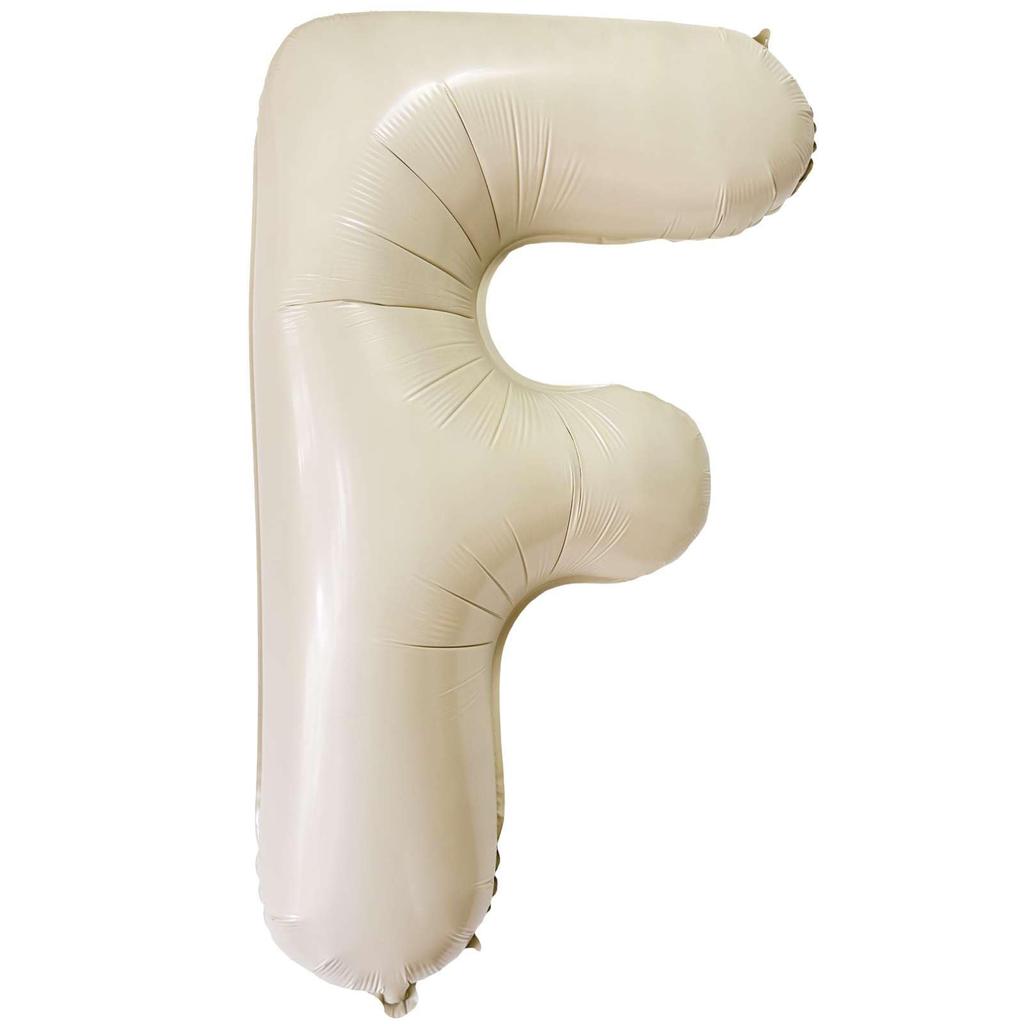 Baloane Gigante Albe Crem de 40 Inch Literele A-Z, Consumabile Petrecere de Ziua de Naștere Decorațiuni Eveniment Aniversar Alfabet