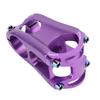 Cycling Stem CNC Hollowed Out High Strength Aluminum Alloy 50mm Handlebar Stem for 28.6mm and 31.8mm Diameter Purple