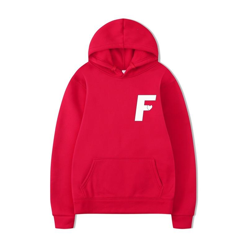 Autumn Winter Long Sleeves Casual Sports Hoodies Comfortable Warm Pockets Fashionable Letter Printed Loose Casual Sports Versatile Coat Hoodies