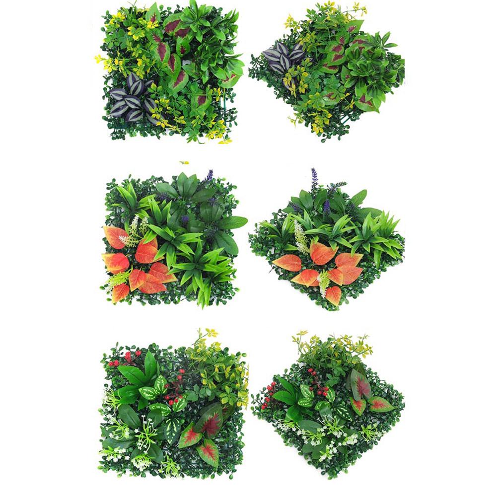 Mur de plantes artificielles Résistant aux UV Décoration murale Installation facile Design