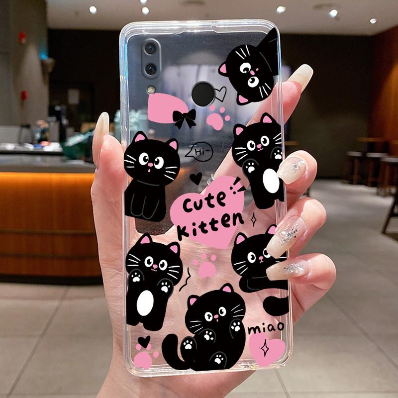 For Huawei Honor Play Case COR-L29 COR-L09 Clear Luxury Fashion Butterfly Flowers Soft TPU Silicone Cover Honor Play Phone Case