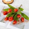 Tulip Simulation Flower Ome Living Room Offee Table Decoration Floral Arrangement Flower Tulip Bundle Garden Greening Project
