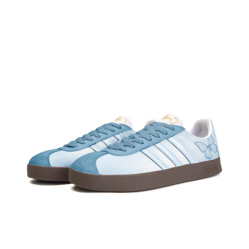 Adidas Neo VL Court 2.0 Almost Midnight Slip Resistant Abrasion Resistant Low top Skateboard Shoes Unisex Sky Blue ID6015(Team354-)