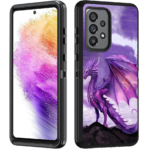 for Samsung Galaxy A73 5G Case, Heavy Duty 3 in 1 Hybrid Hard PC & Soft Silicone Shockproof Drop Protection Case for Samsung Galaxy A73 5G 6.7 inch,