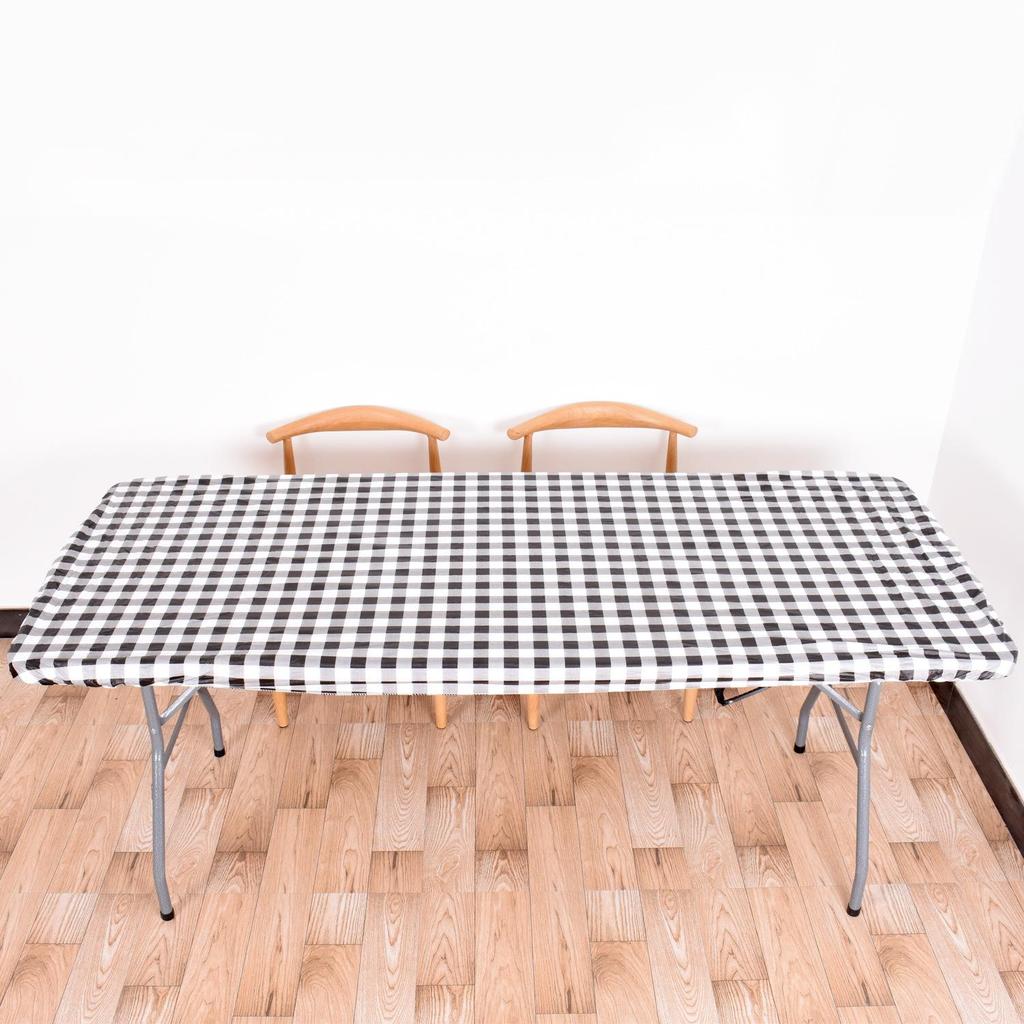 Vattentätt Elastiskt PVC Vinyl Duk för Picknick, Camping och Fester