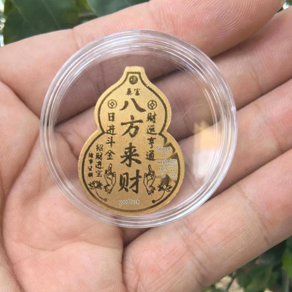 999 Pure Gold Phone Sticker for Health, Peace, and Joy - Popular Small Gift