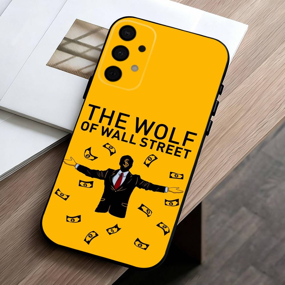 T-The Wolf of W-Wall S-Street TV Phone Case For Samsung Galaxy A73,A72,A71,A70,A53,A52,A51,Soft Silicone Black Cover