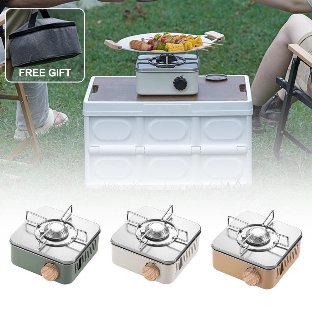 2800W Outdoor Camping Gas Stove High Firepower Portable Cassette Furnace Outdoor Household Gas Burner Picnic Camp Cass Stove