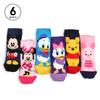 (6 Pairs) Disney Licensed Socks Women Junior Sock Funny Costume BB16