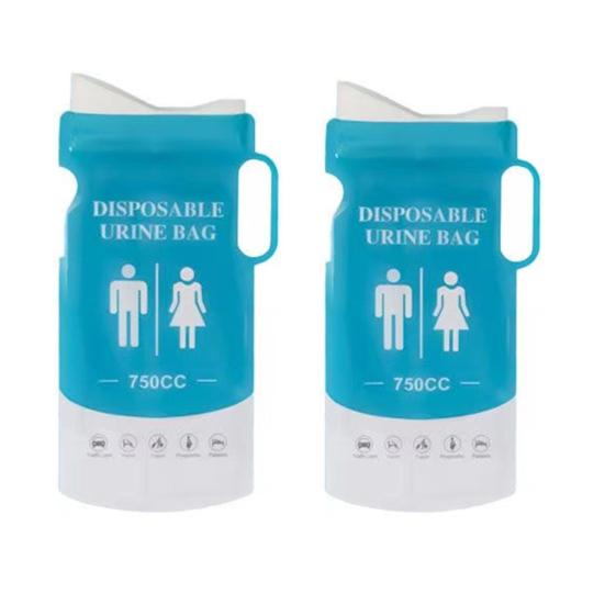 39075 Pcs 750ML Disposable Urinal Bag Leak Proof Eco-Friendly Urine Bag Unisex Portable Camping Pee Bag Vomit Bag