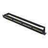 CAT6 24 Ports Network Patch Panel Supports 10G Ethernet RJ45 Network Patch Panel for 19in Standard