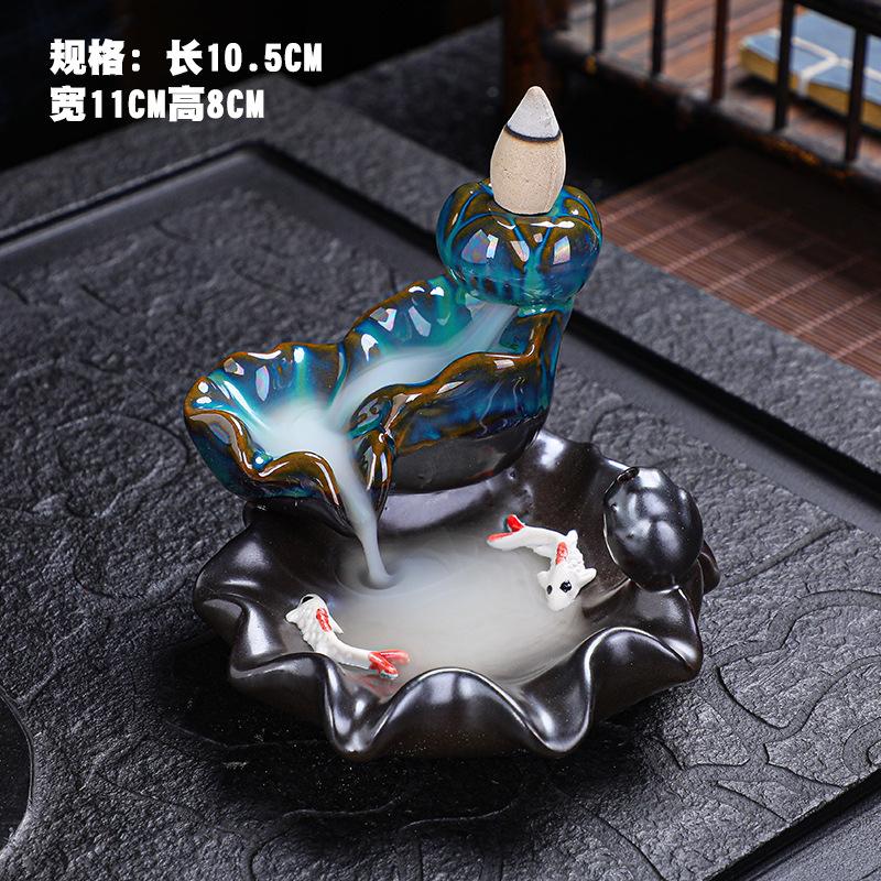 

Creative Design Home Decor Ceramic Crafts Niche Special Zen Style Sandalwood Decorative Objects Crafts Gifts