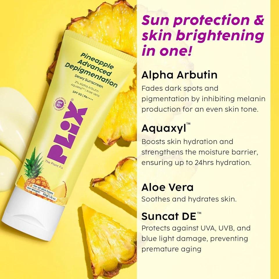 PLIX - THE PLANT FIX Pineapple Depigmentation Regime Kit for Bright & Even Skin