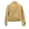 Gap Old Cowhide Leather Trucker Jacket XS Beige Women Used
