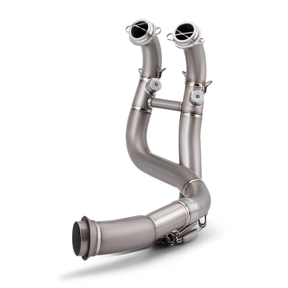 DUKE790/890 Titanium Alloy Front Exhaust Pipe (2018-2022) - Connects to Original Exhaust