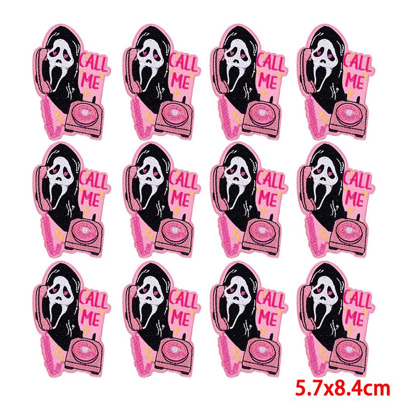 10 Pcs/lot Wholesale Embroidery Patch Iron On Patches For Clothing Patches On Clothes Jackets Decor Applique Sew Supplies