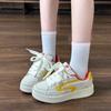 Board shoes versatile casual little white shoes fashion girl heart female ins tide 2025 spring new black and pink bread shoes
