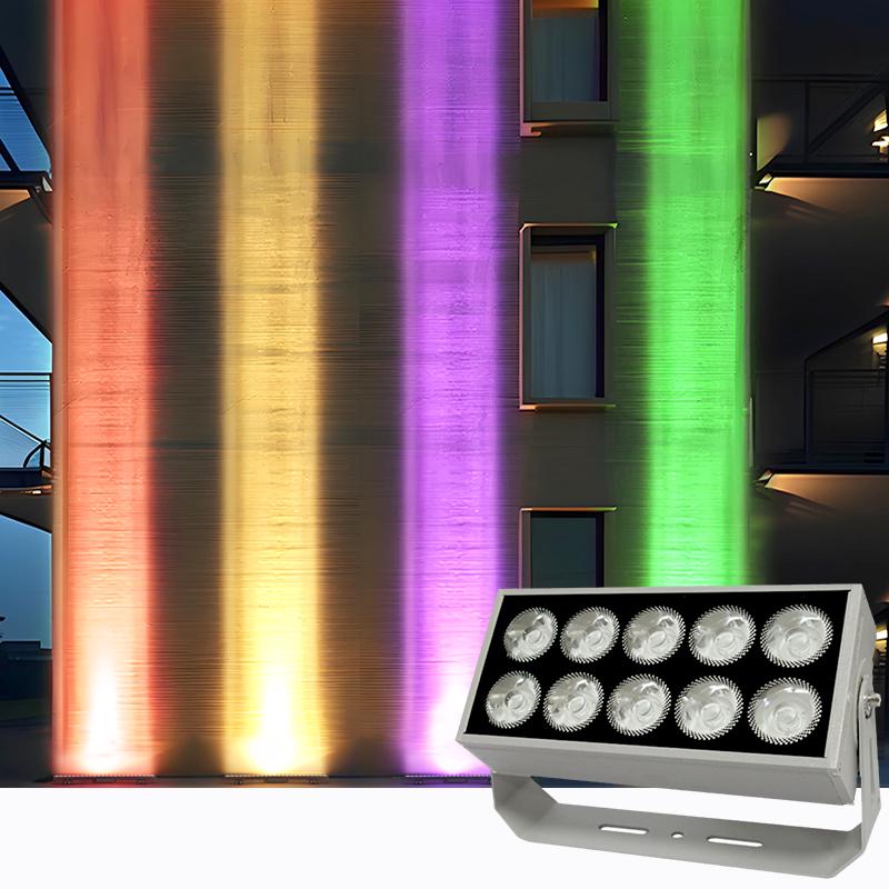 Long-Range Waterproof Wall Washer Spotlight for Hotel Exterior Lighting