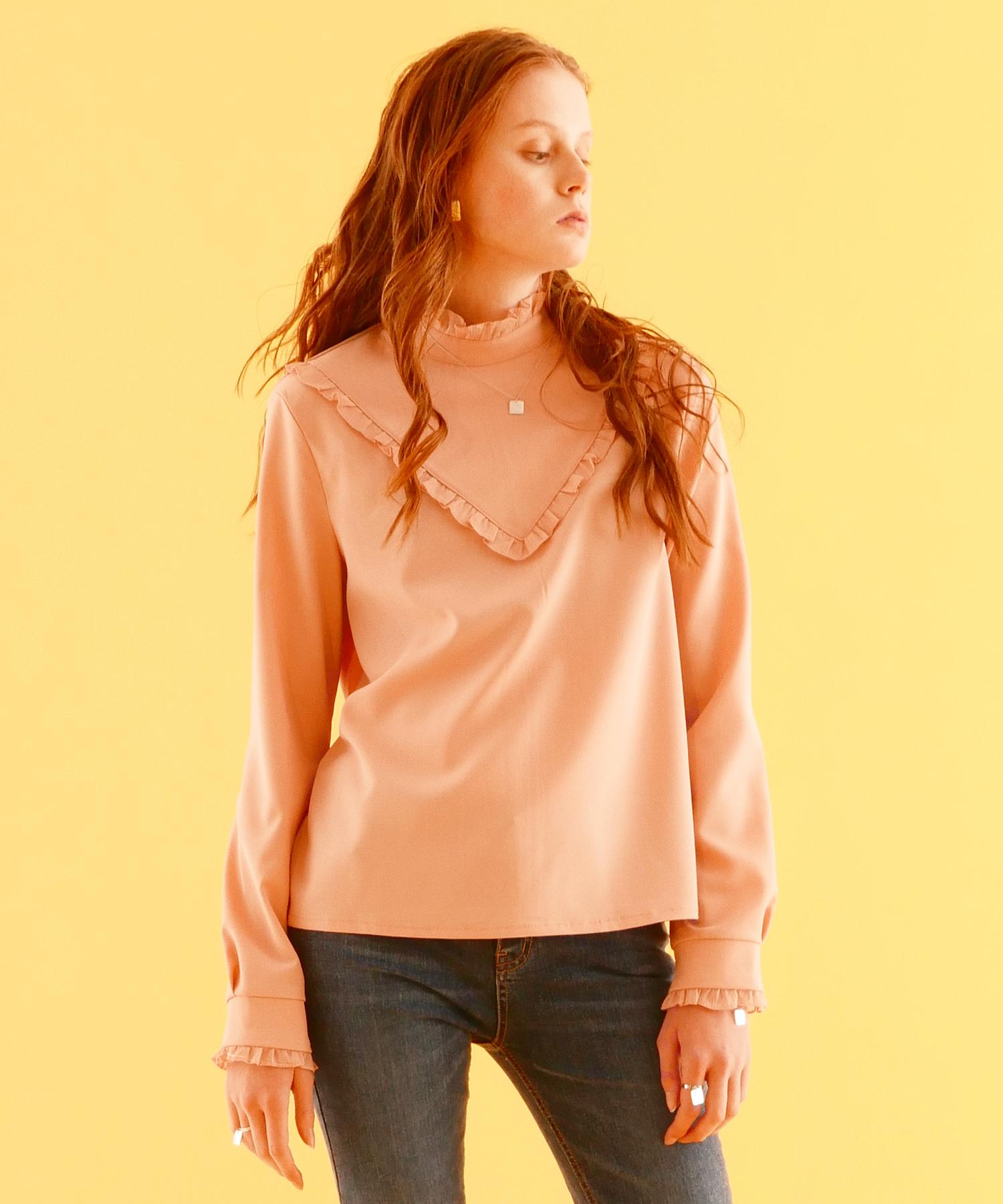 Latizen Wz Frill Blouse Navy/Free