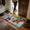 CCardcaptor SSakura Cartoon Floor Mat Soft Flannel Absorbent Mat Non-Slip Rug Home Bedroom Bathroom