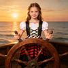Halloween Pirate Costume Set for Party Performances