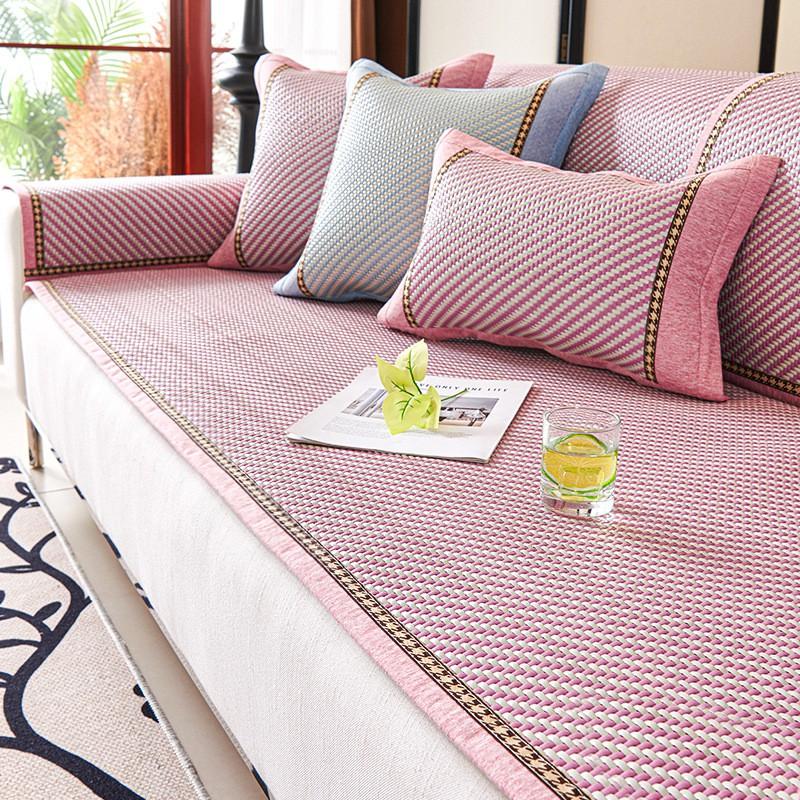 2026 Cool Rattan Sofa Cushion Non-slip Couch Cover Mat Home