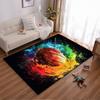 Colorful Basketball Splash Print Carpet for Living Room or Bedroom Decor Suitable for Use As an Anti-slip for Living Room Bedroom Sofas