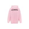 Balenciaga Medium Fit Hoodie 'Faded Pink/Black' 578135TOVO63204
